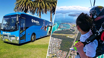 纽卡斯尔跳伞——悉尼市中心往返